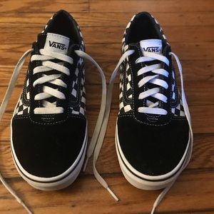 Checkered Vans Sneakers